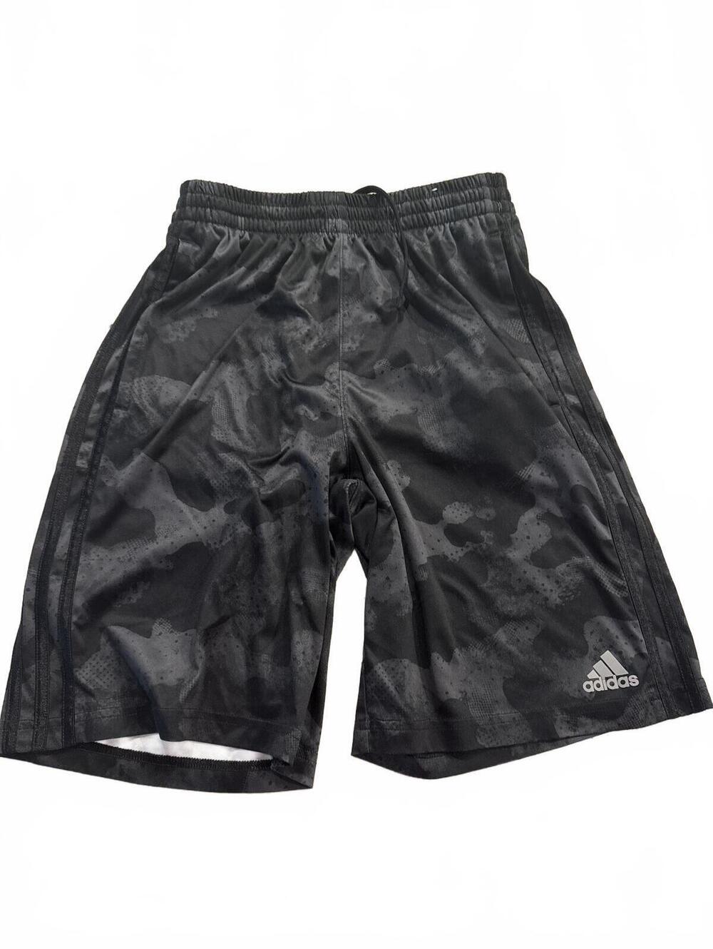 Adidas Boys Athletic Shorts Black Size Large